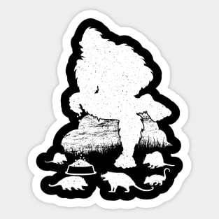 Possum Bigfoot Sticker